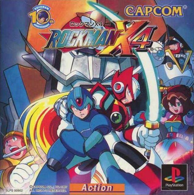 [Análise Retro Game] - Mega Man X4 - Saturn/Playstation Megaman-x4-japanese-cover